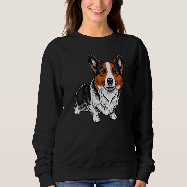 Sudadera Cute Corgi Cool Pembroke Welsh Corgi  9 (Anverso)
