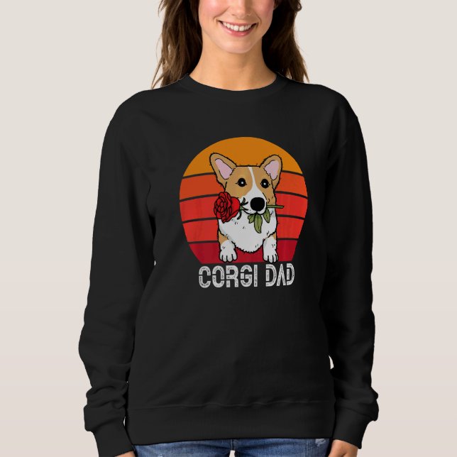 Sudadera Cute Corgi Dad (Anverso)