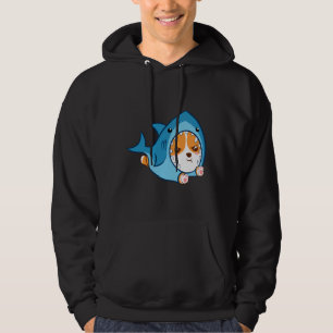 Sudadera Cute Corgi Shark
