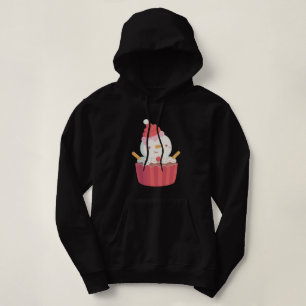 Sudadera Cute Cupcake de Muñeco de Nieve Divertido