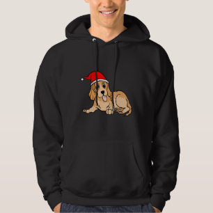 Sudadera Cute Dachshund En Navidades De Santa Hat