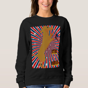 Sudadera Cute Dachshund Funny Wiener Doxie Life Patriot