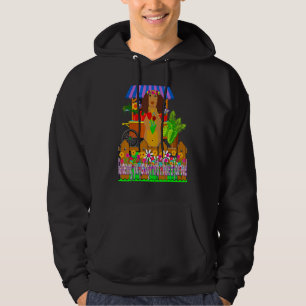 SUDADERA CUTE DACHSHUND FUNNY WIENY DOG JARDENING DOXIE D