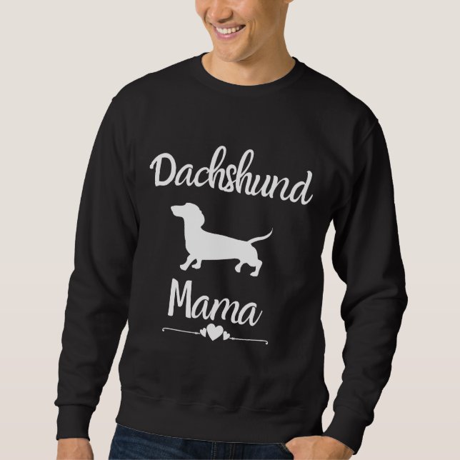 Sudadera Cute Dachshund Mama Dog (Anverso)