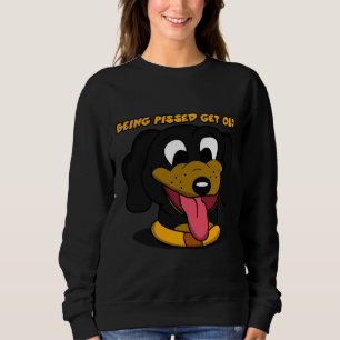 Sudadera Cute Dachshund No Quiere Crecer El Viejo Id De Fun