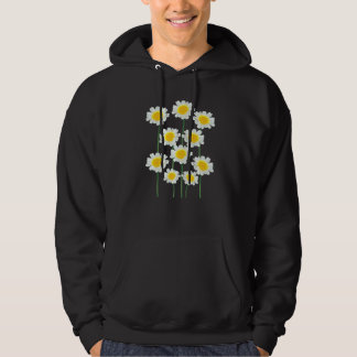 Sudadera Cute Daisy Flowers White & Yellow Classic Wildflow