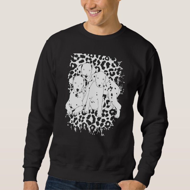 Sudadera Cute Dalmatian Dog Puppy (Anverso)