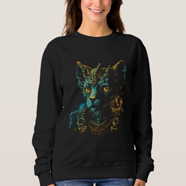 Sudadera Cute Devon Rex Cat Lover Pharaoh Devon Rex Cat Cos (Anverso)