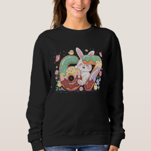 Sudadera Cute Día de Pascua Seis Siete 6 7 Cool Bunny Conej