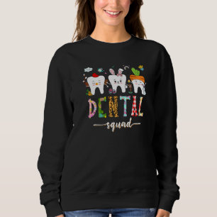 Sudadera Cute Dientes Dental Squad Semana Santa Divertida S