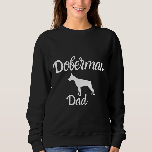 Sudadera Cute Doberman Dad Dog (Anverso)