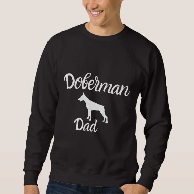 Sudadera Cute Doberman Dad Dog (Anverso)