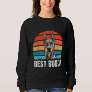 Sudadera Cute Doberman Perro Lover Retro Vintage Funny Mejo