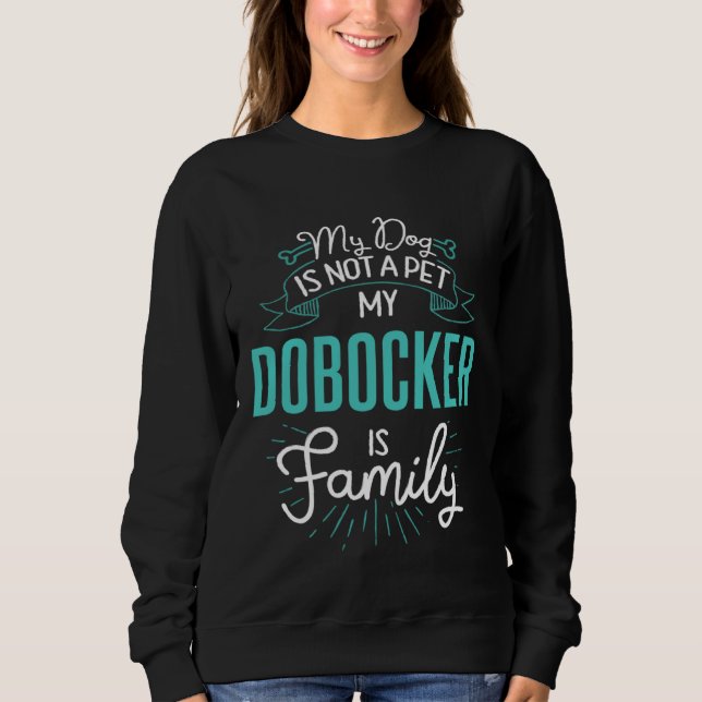 Sudadera Cute Dobocker  Family Dog  for Women Men (Anverso)