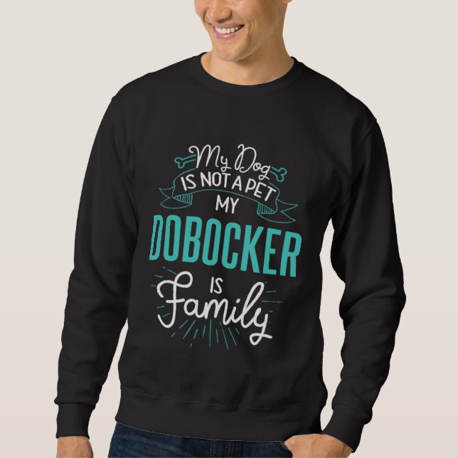 Sudadera Cute Dobocker  Family Dog  for Women Men (Anverso)