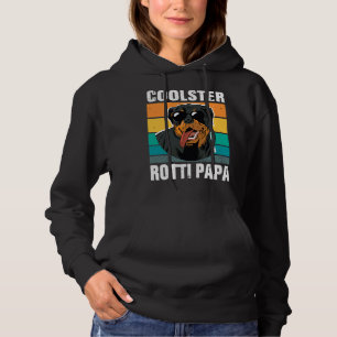 Sudadera Cute Dog Daddy Vintage Rottweiler Dog Trainer