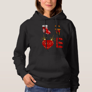 Sudadera Cute Dog Doberman Pinscher Mom Love Navidades Pupp