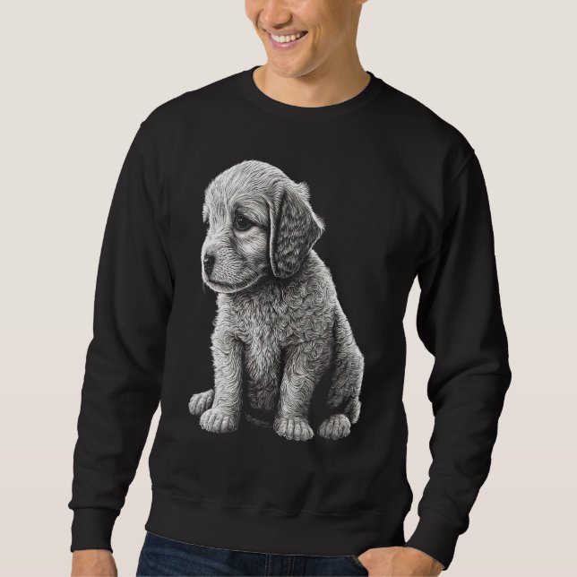 Sudadera Cute Dog Graphic Puppy Illustration 1 (Anverso)