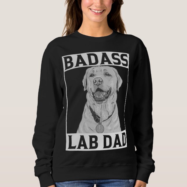 Sudadera Cute Dog Labrador Dad (Anverso)