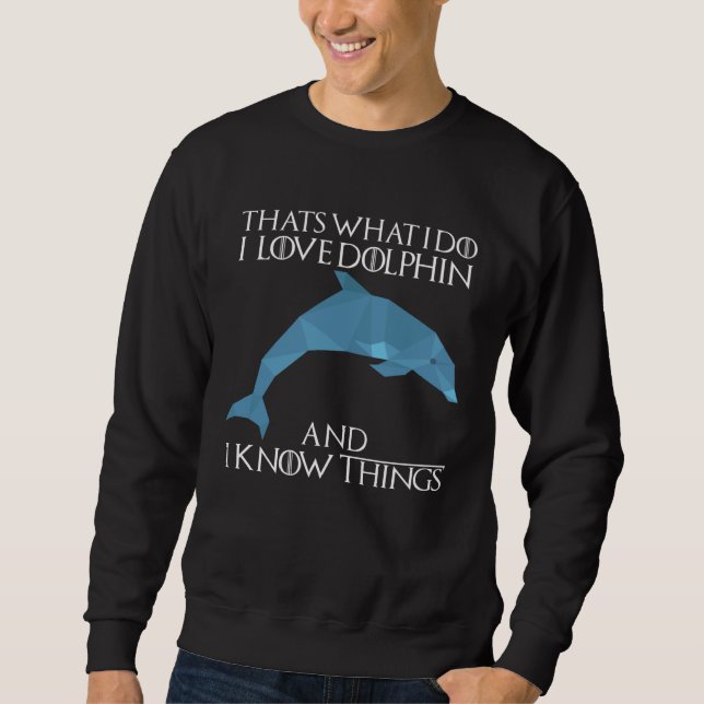 Sudadera Cute Dolphin Whale Dolphins Underwater world Ocean (Anverso)