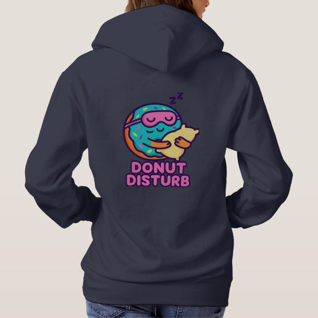 Sudadera Cute Donut Sleep Hoodie - Gracioso regalo para los (Reverso)