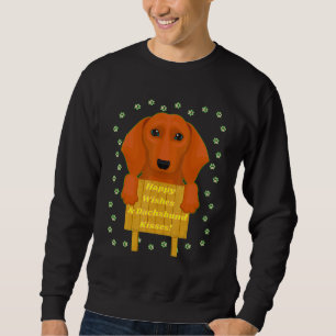 Sudadera Cute Doxie Funny Perro Wiener Feliz Deseos Dachshu