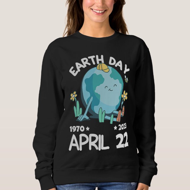Sudadera cute earth day 53rd anniversary earth day  13 (Anverso)