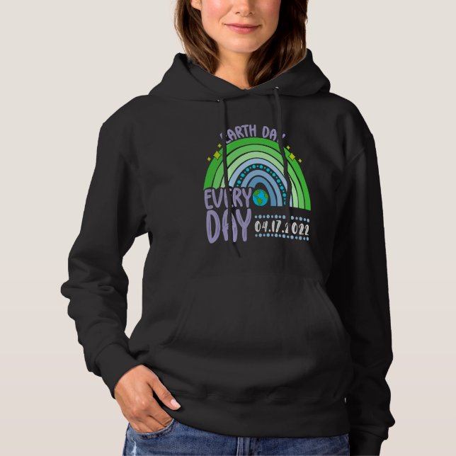 Sudadera Cute Earth Day Everyday Rainbow Earth Day 2022 (Anverso)