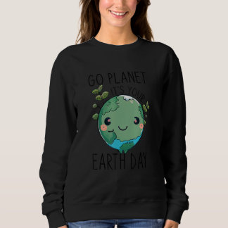 Sudadera Cute Earth Day Go Planet Earth Day