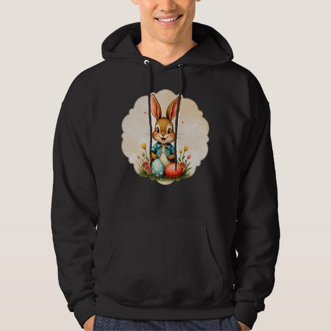 Sudadera Cute Easter Bunny – Soft Frame - moletom (Anverso)