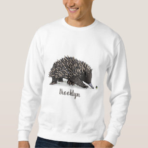 Sudadera Cute echidna con ilustracion de personalizado de a