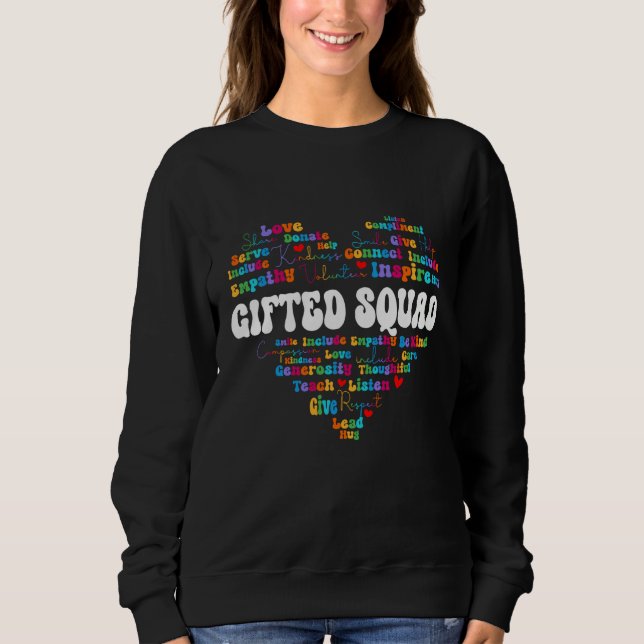 Sudadera Cute ed Squad Appreciation Week back to school Tea (Anverso)