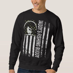 Sudadera Cute ee.Uu. Patriotic Daddy's pescando peces jóven