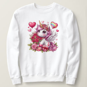 Sudadera Cute El día de San Valentín unicorn