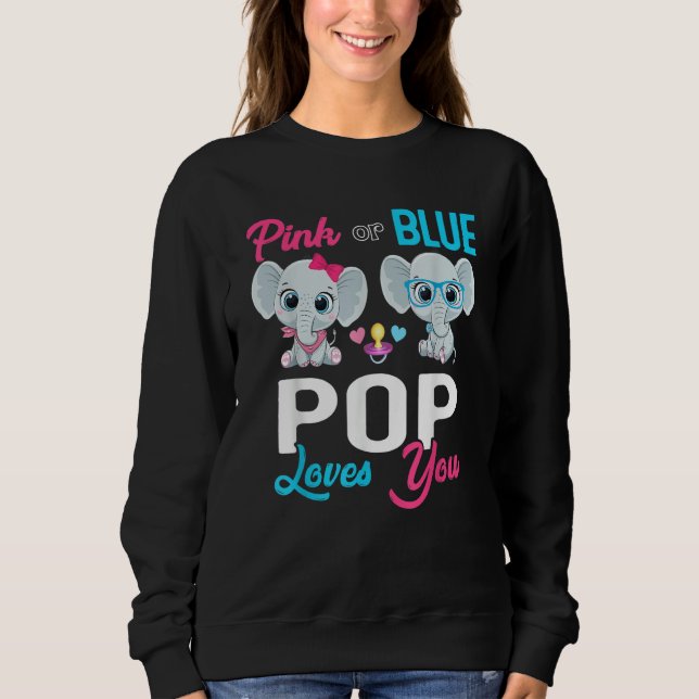 Sudadera Cute Elephant Keeper Of The Gender Pop Loves You R (Anverso)