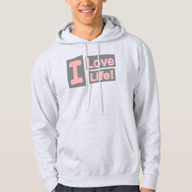 Sudadera Cute Expression Design "Love Life". ¡Hazte con una (Anverso)