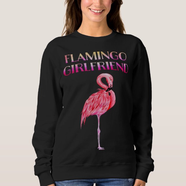 Sudadera Cute Flamingo Girlfriend Awesome  Luxury  for men  (Anverso)