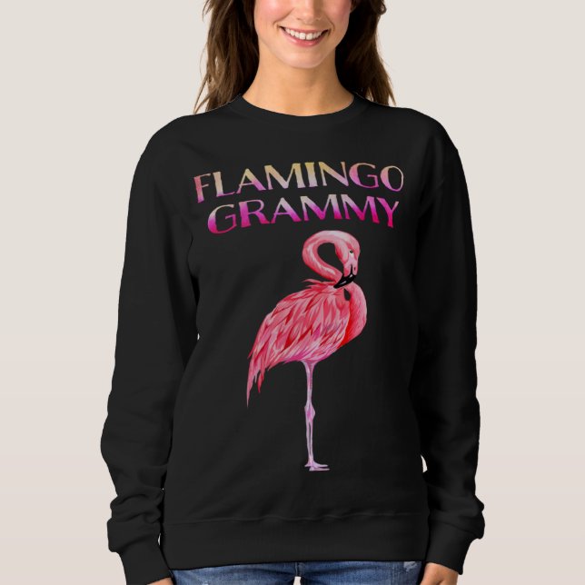 Sudadera Cute Flamingo Grammy Awesome Christmas (Anverso)