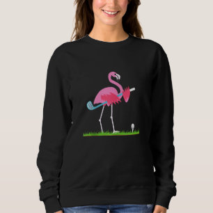 Sudadera Cute Flamingo Jugando Golf Golf Golf Sport Golf