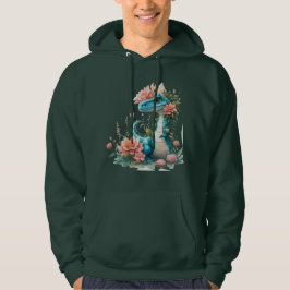 Sudadera Cute Floral dinosaurio