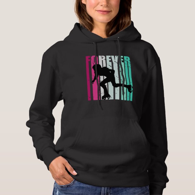 Sudadera Cute Forever Cute Roller Skating Roller Girls Fan  (Anverso)