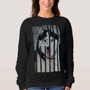Sudadera Cute foto siberiana de perro cretino cachorro nort