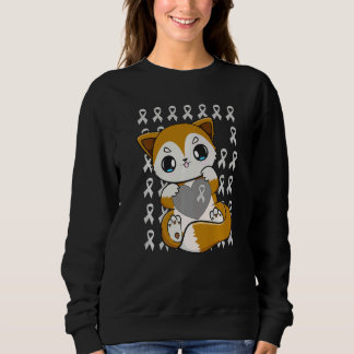 Sudadera Cute Fox With Ribbon For Dyslexia Awareness  