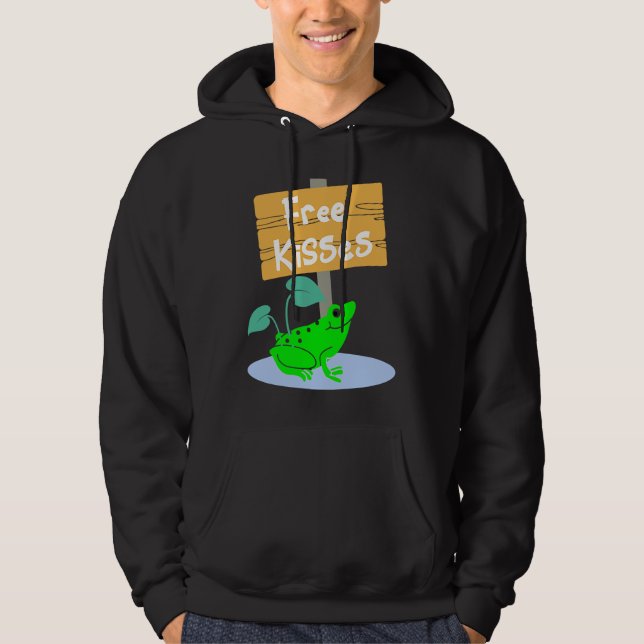 Sudadera Cute Frog Offering Free Kisses (Anverso)