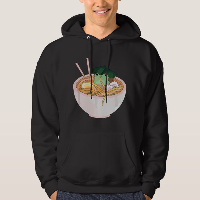 Sudadera Cute Frog Ramen  (Anverso)