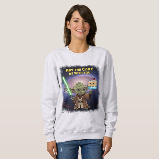 Sudadera Cute Galactic Baker Funny Art (Anverso completo)
