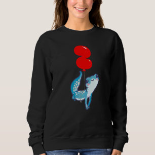 Sudadera Cute Gecko, segundo cumpleaños, niños Fiesta de gl