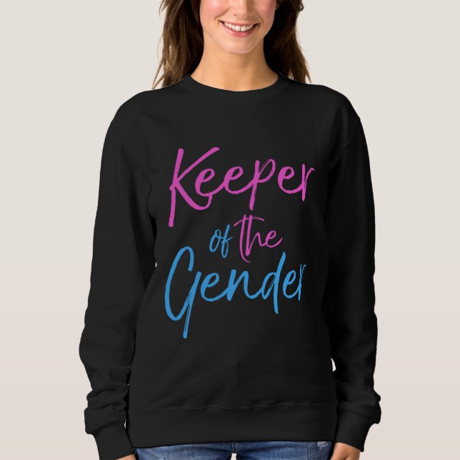Sudadera Cute Gender Reveal Party Organiser  Keeper of the  (Anverso)