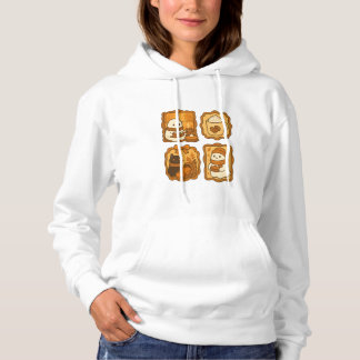 Sudadera Cute Ghost and Cat in Autumn Season | Cozy Fall