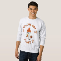 Cute Ghost Halloween Tote with Pumpkin Spice Vibes